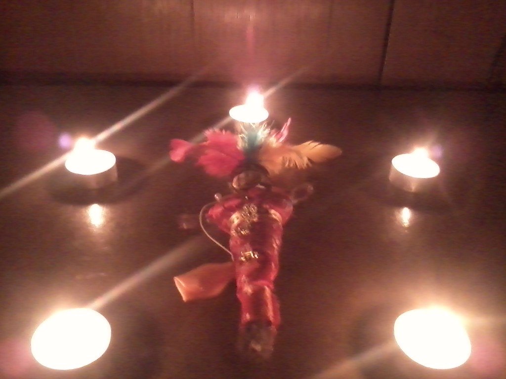 een spreuk over je uitspreken